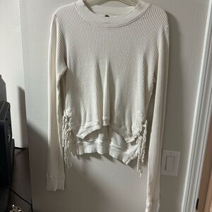 Free People Sweater with Side Ties